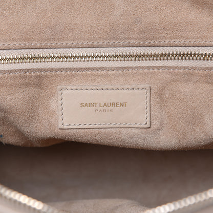 Saint Laurent Calfskin Classic Duffle 6 Beige 6 of 21