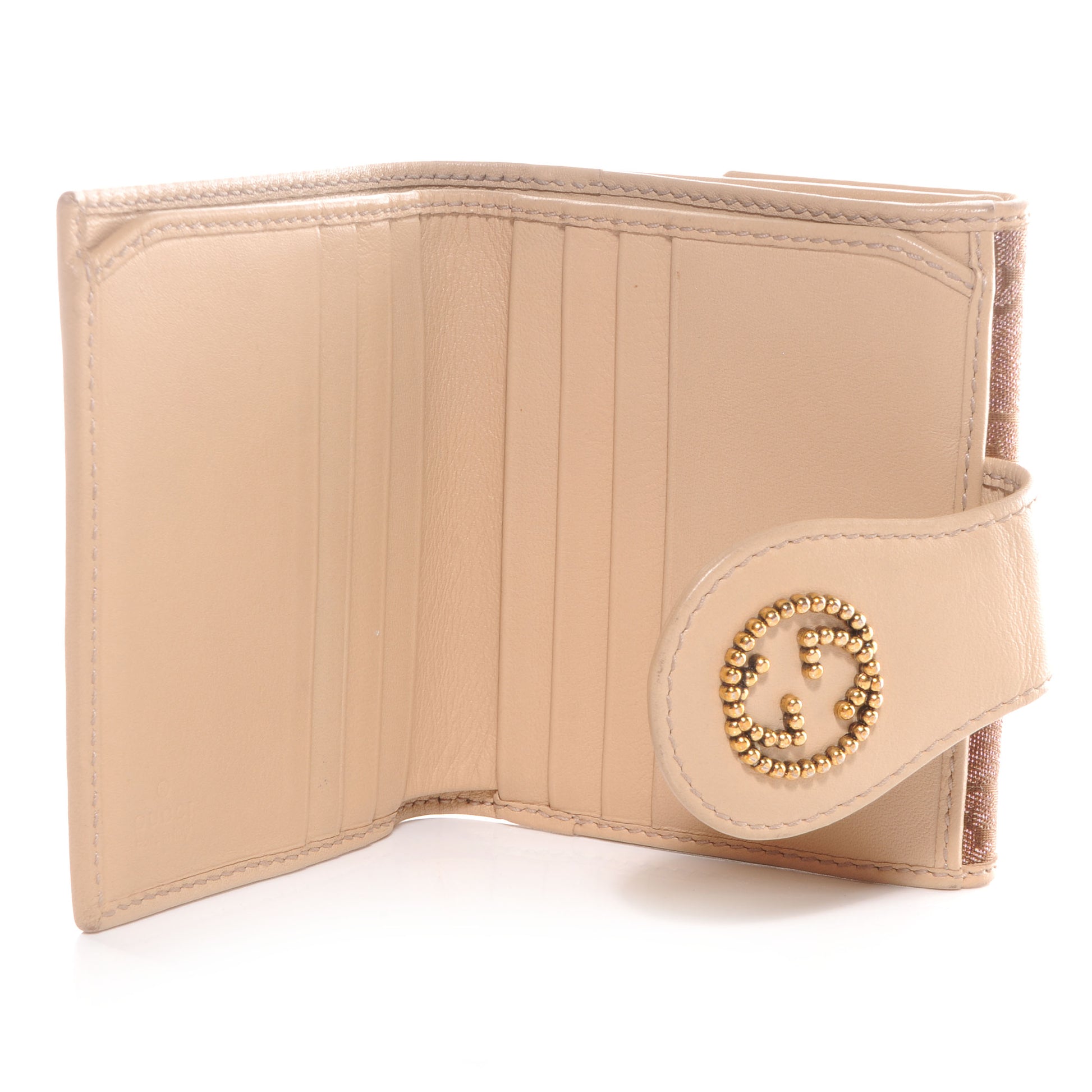 Gucci Monogram Lurex Scarlett Compact Wallet 5 of 7