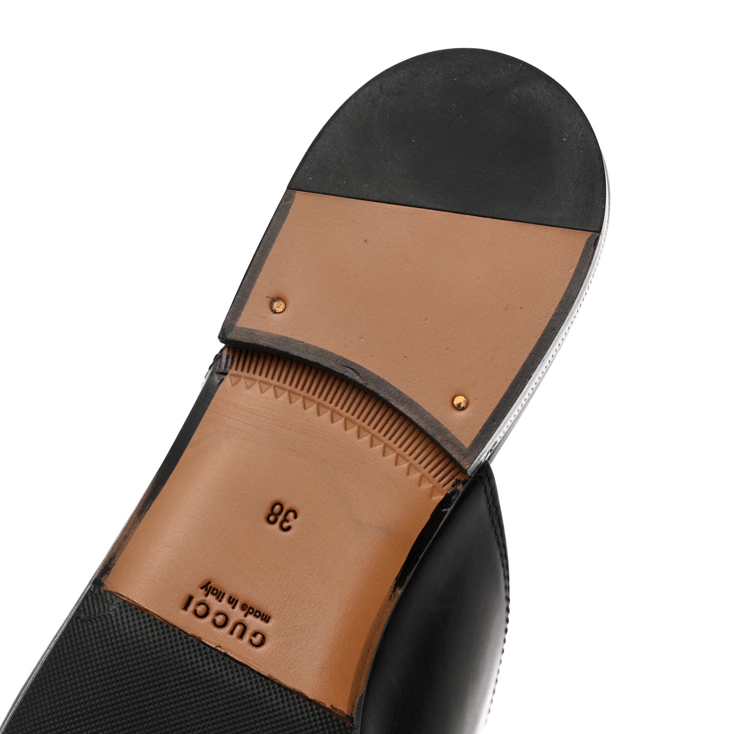 Gucci Calfskin Womens Princetown Slippers 38 Black 10 of 20