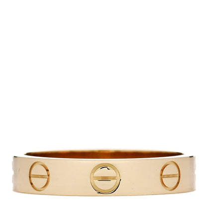 Cartier 18K Yellow Gold 3.5mm LOVE Wedding Band Ring 50 5.25 3 of 5
