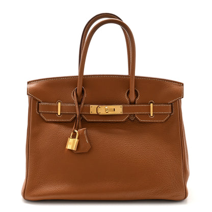 Hermes Togo Birkin 30 Gold 1 of 14
