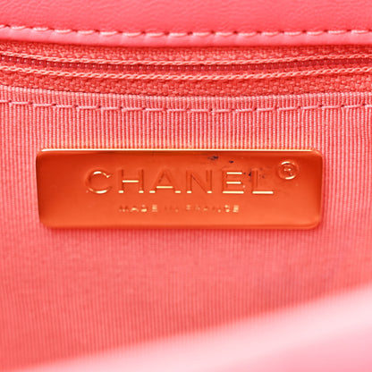 Chanel Lambskin Quilted Medium Chanel 19 Flap Pink 6 of 12