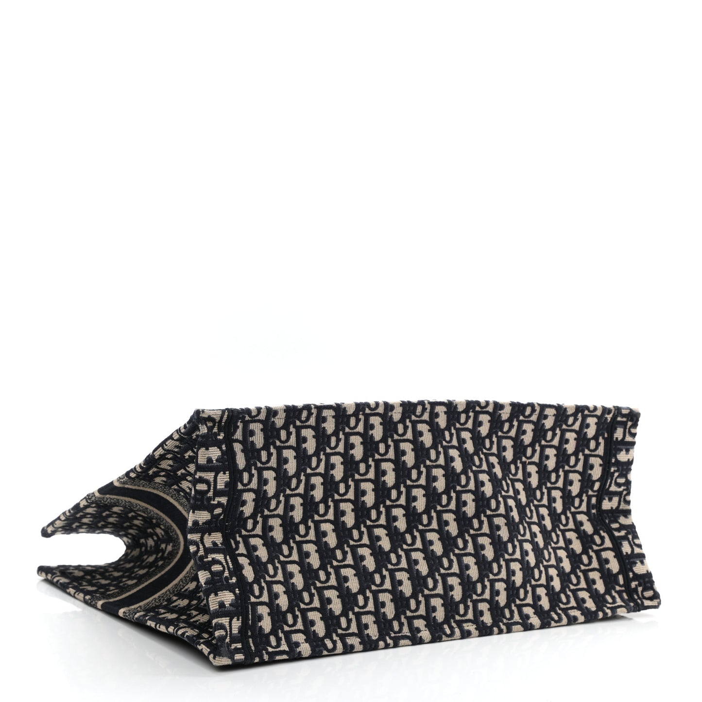 Oblique Book Tote Blue Multicolor