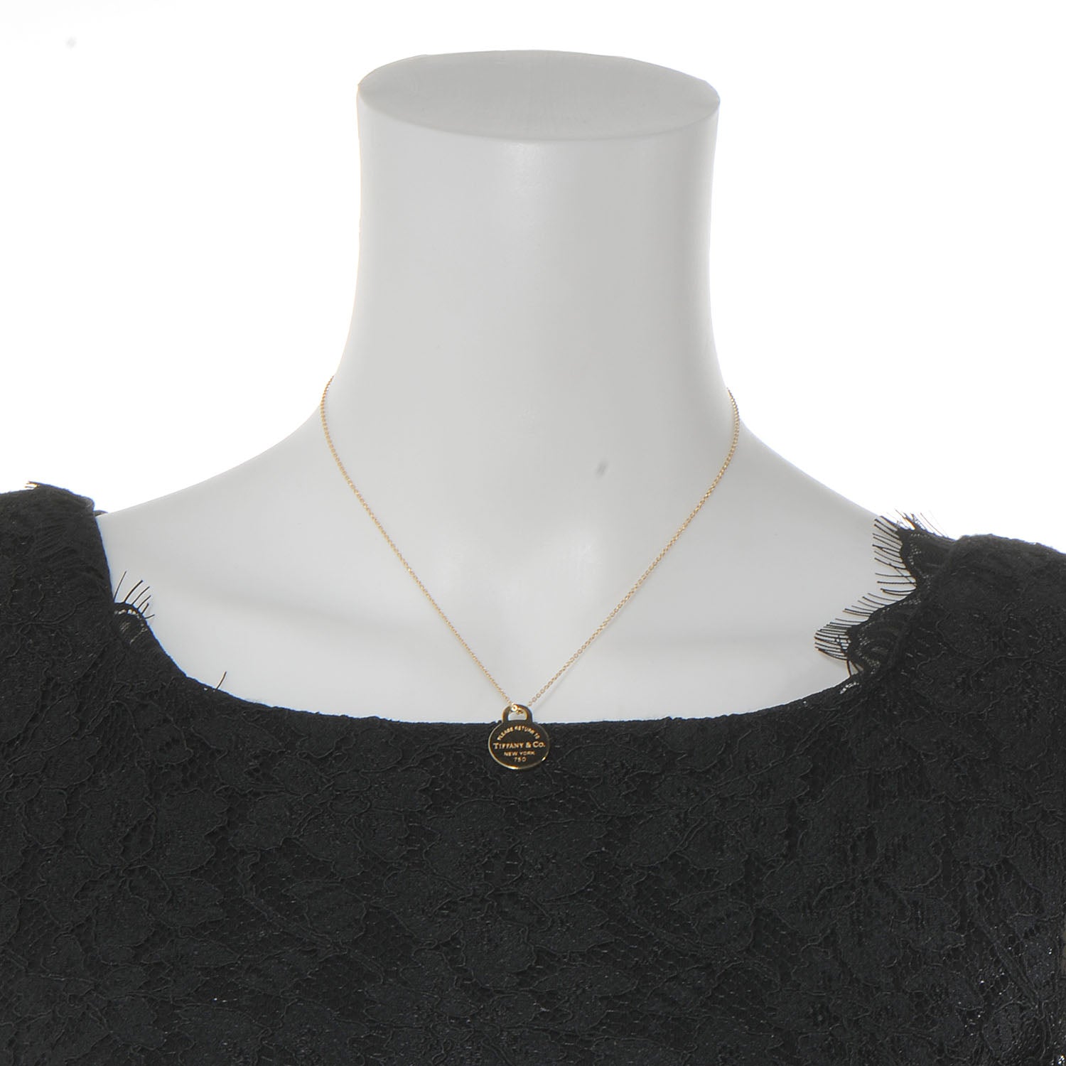 Tiffany Elsa Peretti 18k Yellow Gold Return to Necklace 2 of 6