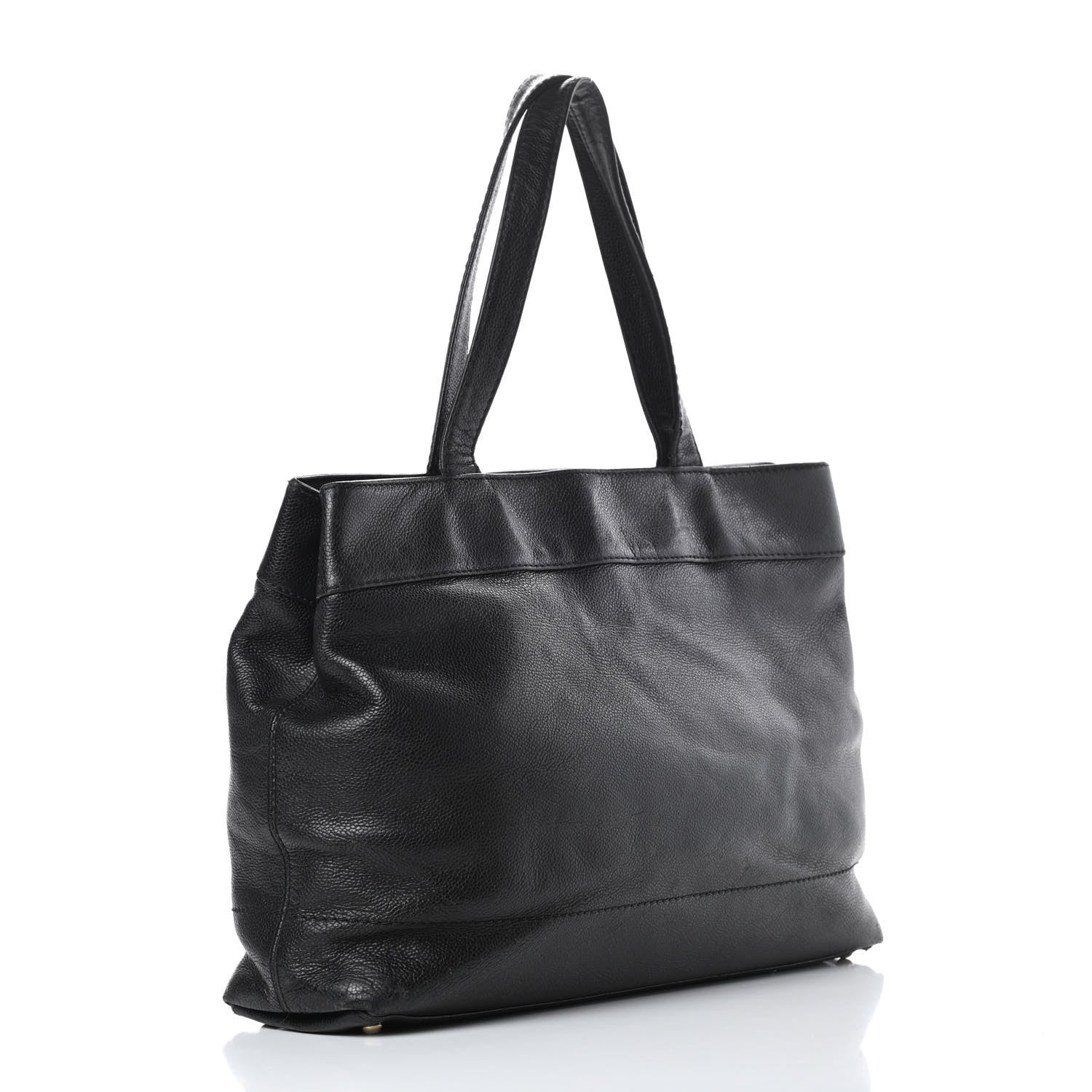 Chanel Caviar CC Tote Black 3 of 16