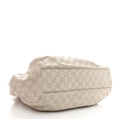 Gucci Guccissima Medium Sukey Tote Mystic White 4 of 8