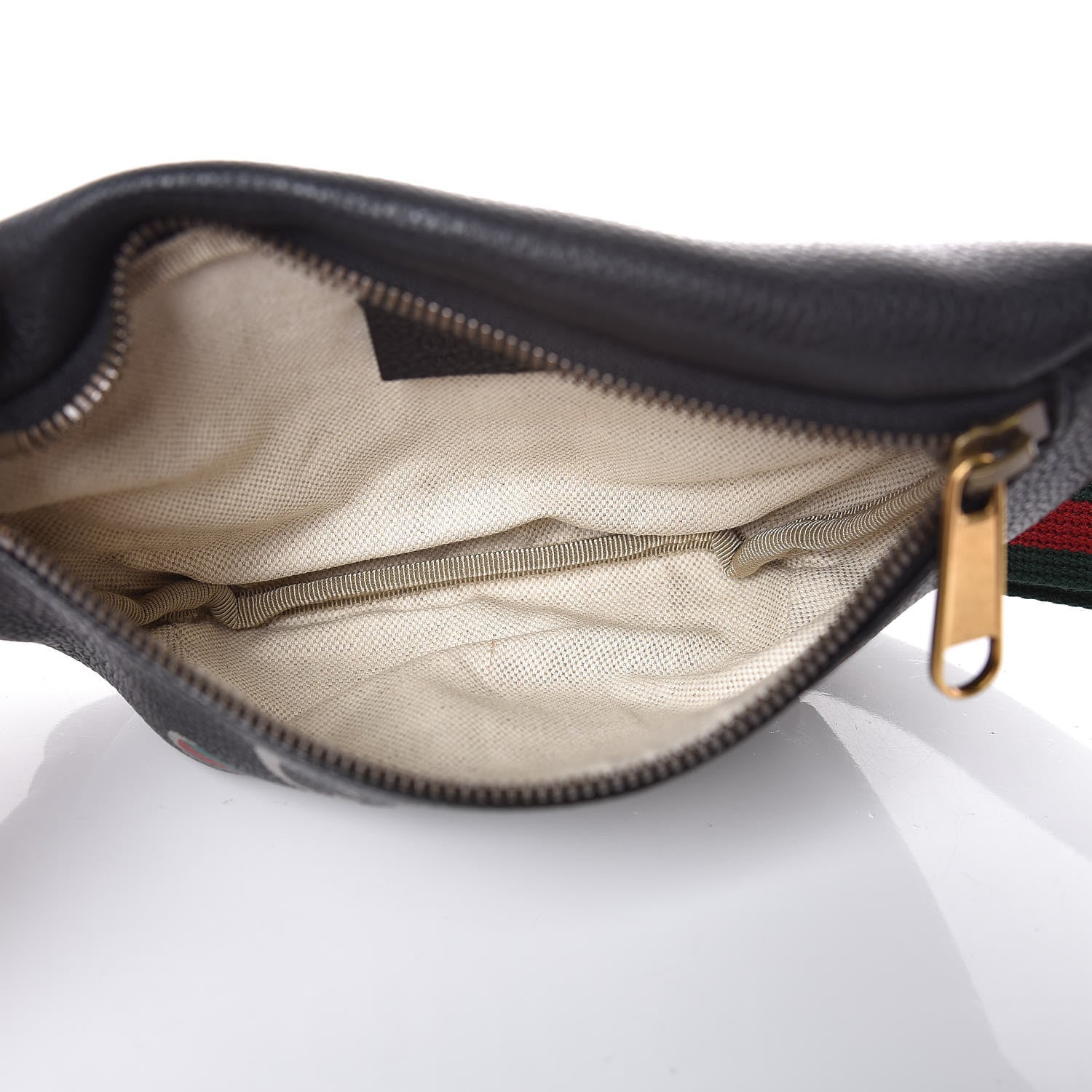 Gucci Grained Calfskin Small Logo Belt Bag Black 5 of 8