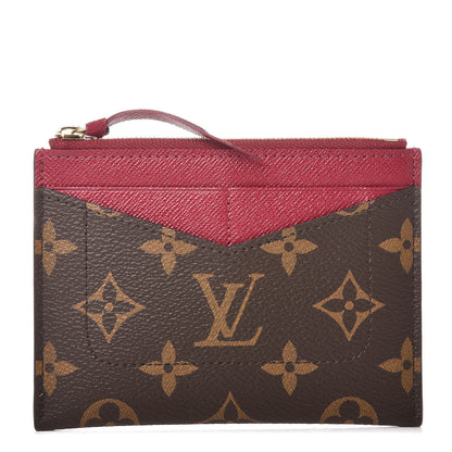 Louis Vuitton Monogram Zipped Card Holder Fuchsia 1 of 8