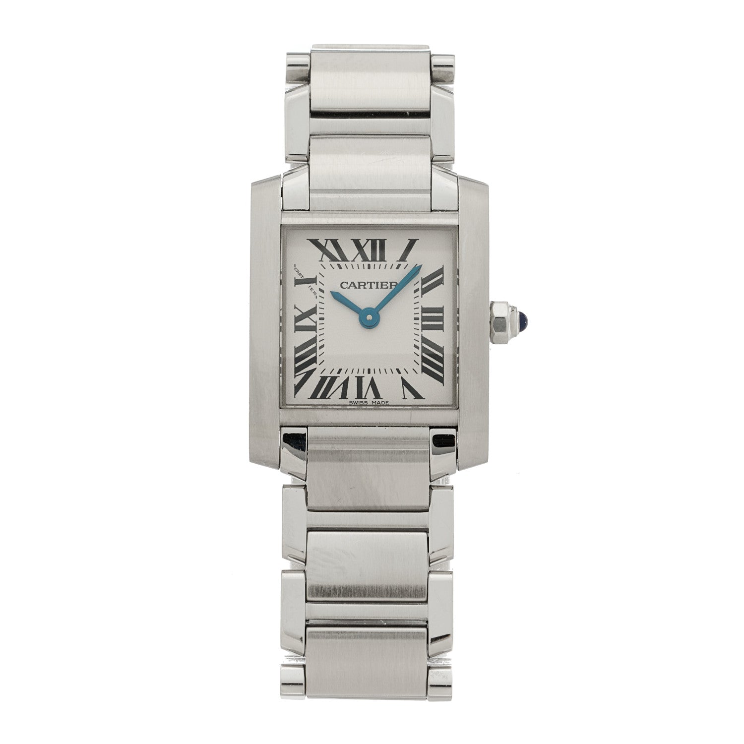 Cartier Stainless Steel 20mm Tank Francaise Quartz Watch 1 of 4