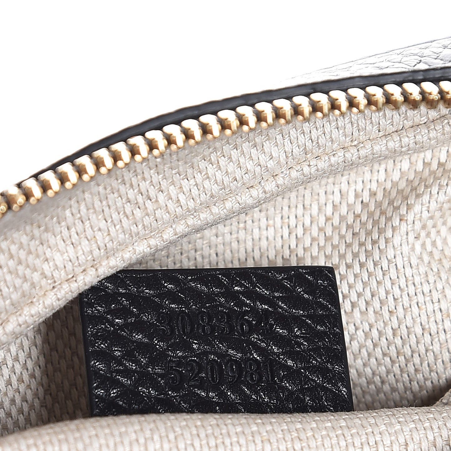 Pebbled Calfskin Small Soho Disco Bag Black