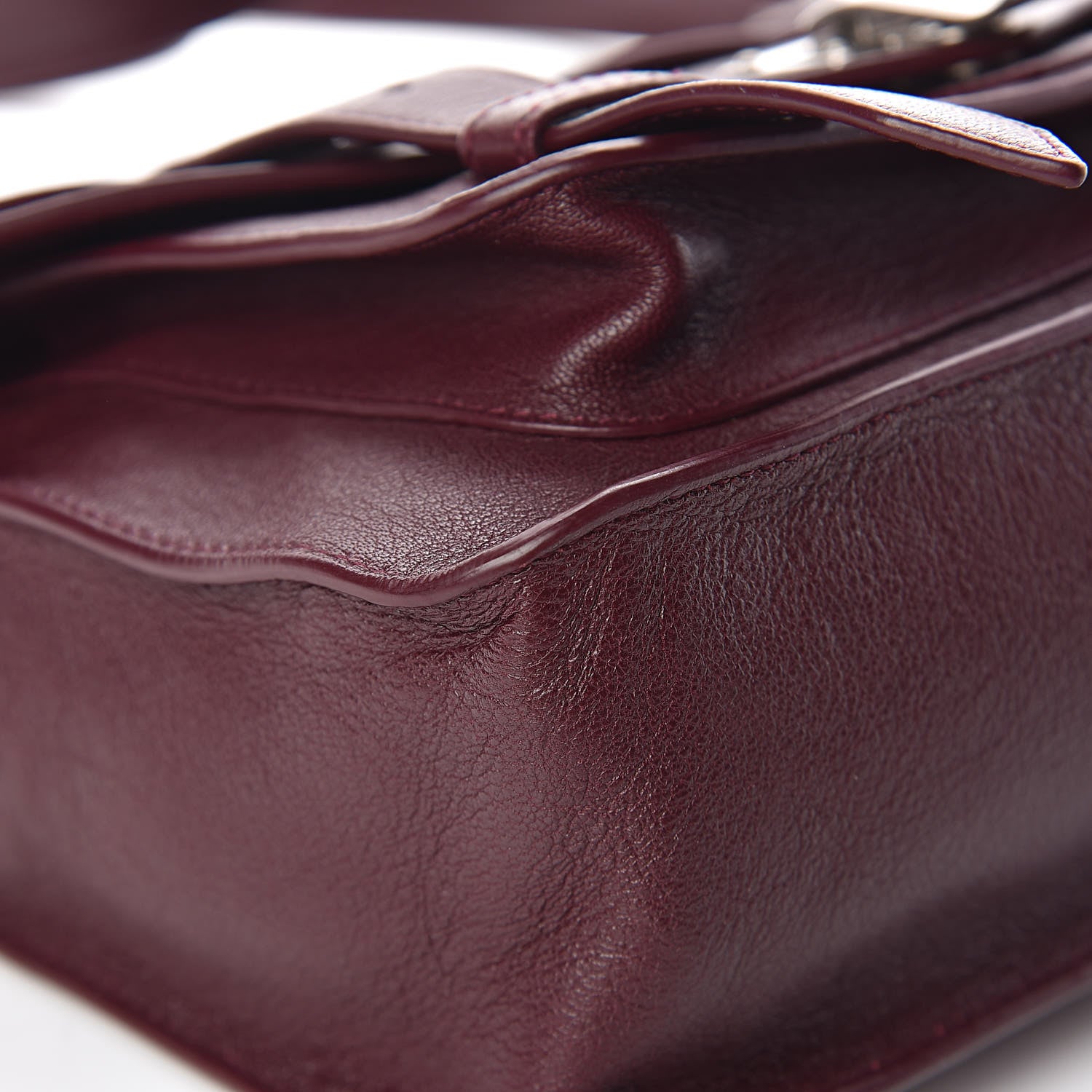 Proenza Schouler Lambskin Tiny PS1 Satchel Oxblood 10 of 14