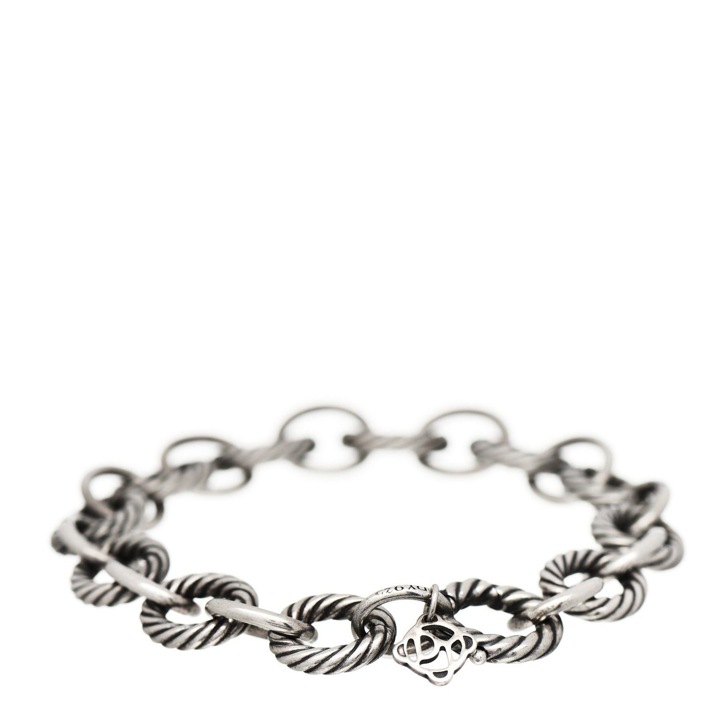 Sterling Silver 10mm Medium Oval Link Bracelet