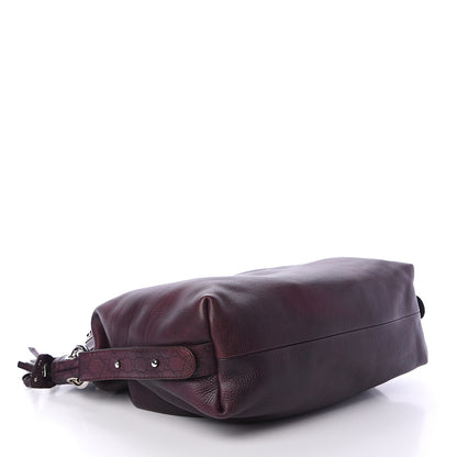 Gucci Calfskin Large Bamboo Bar Shoulder Bag Burgundy 3 of 8