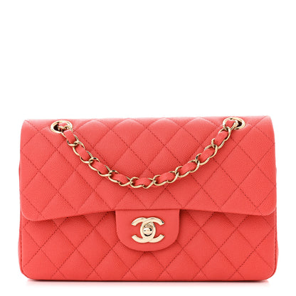 Chanel Caviar Quilted Small Double Flap Red 1 of 11