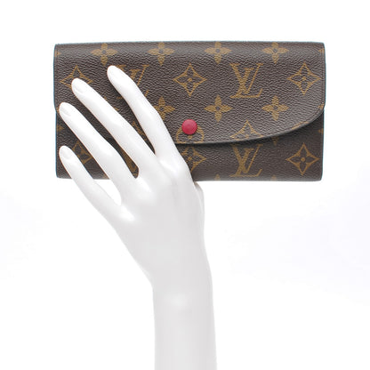 Louis Vuitton Monogram Emilie Wallet Fuchsia 2 of 7