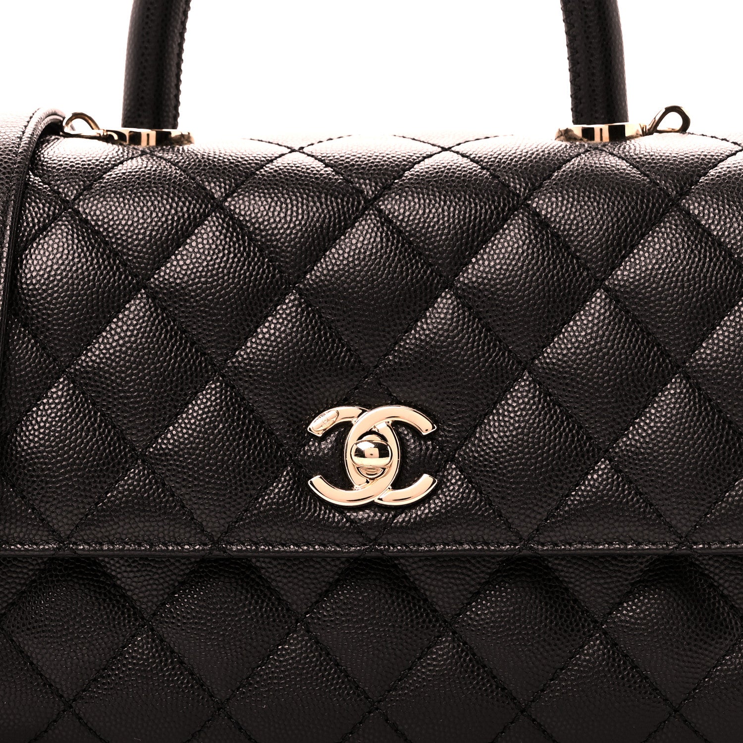 Chanel Caviar Quilted Mini Coco Handle Flap Black 8 of 11