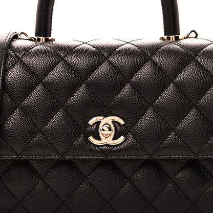 Chanel Caviar Quilted Mini Coco Handle Flap Black 8 of 11