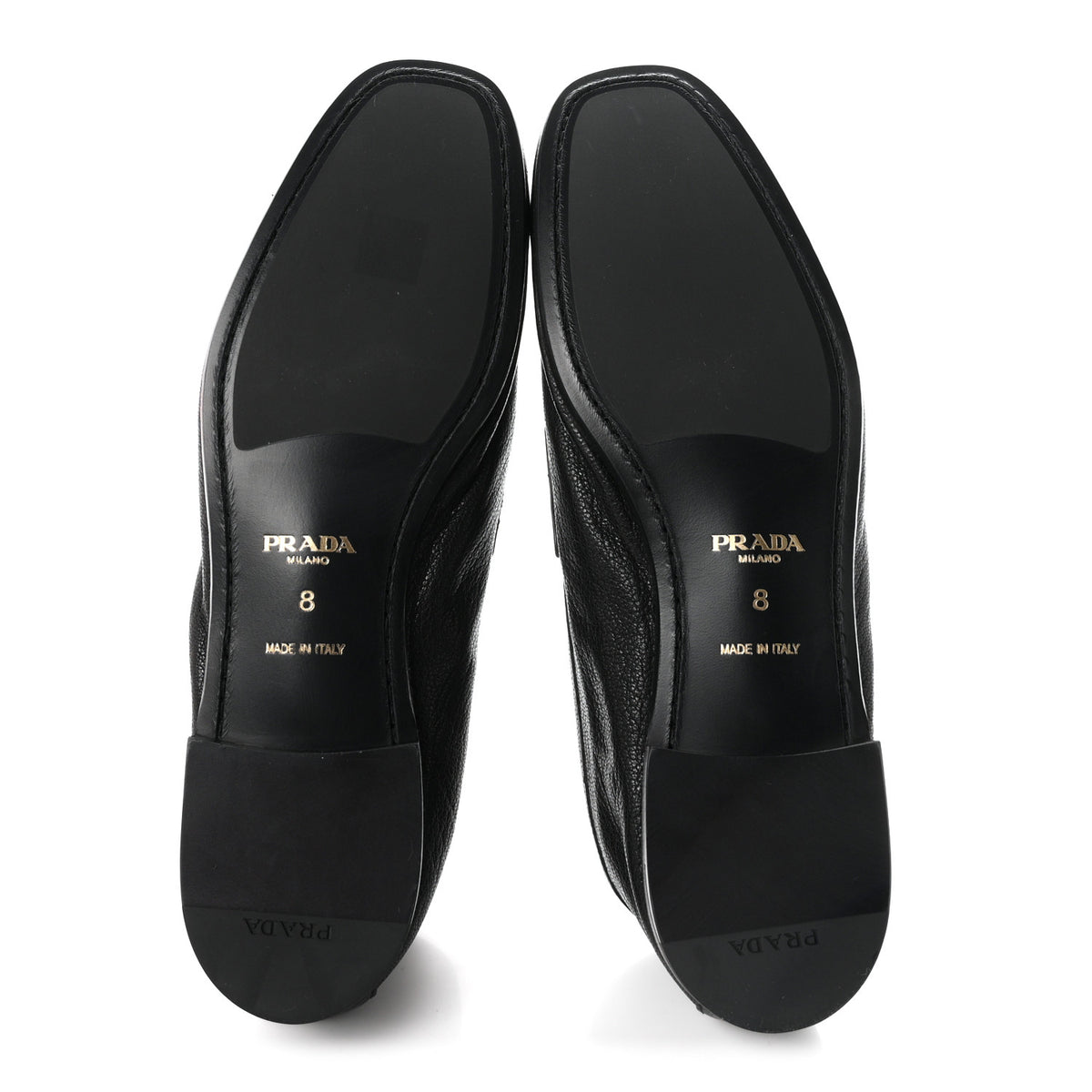Goatskin Calzature Uomo Mens Loafers 8 Black