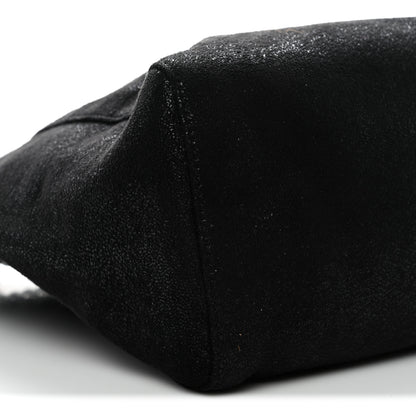 Stella McCartney Shaggy Deer Falabella East West Shopper Tote Black 9 of 10