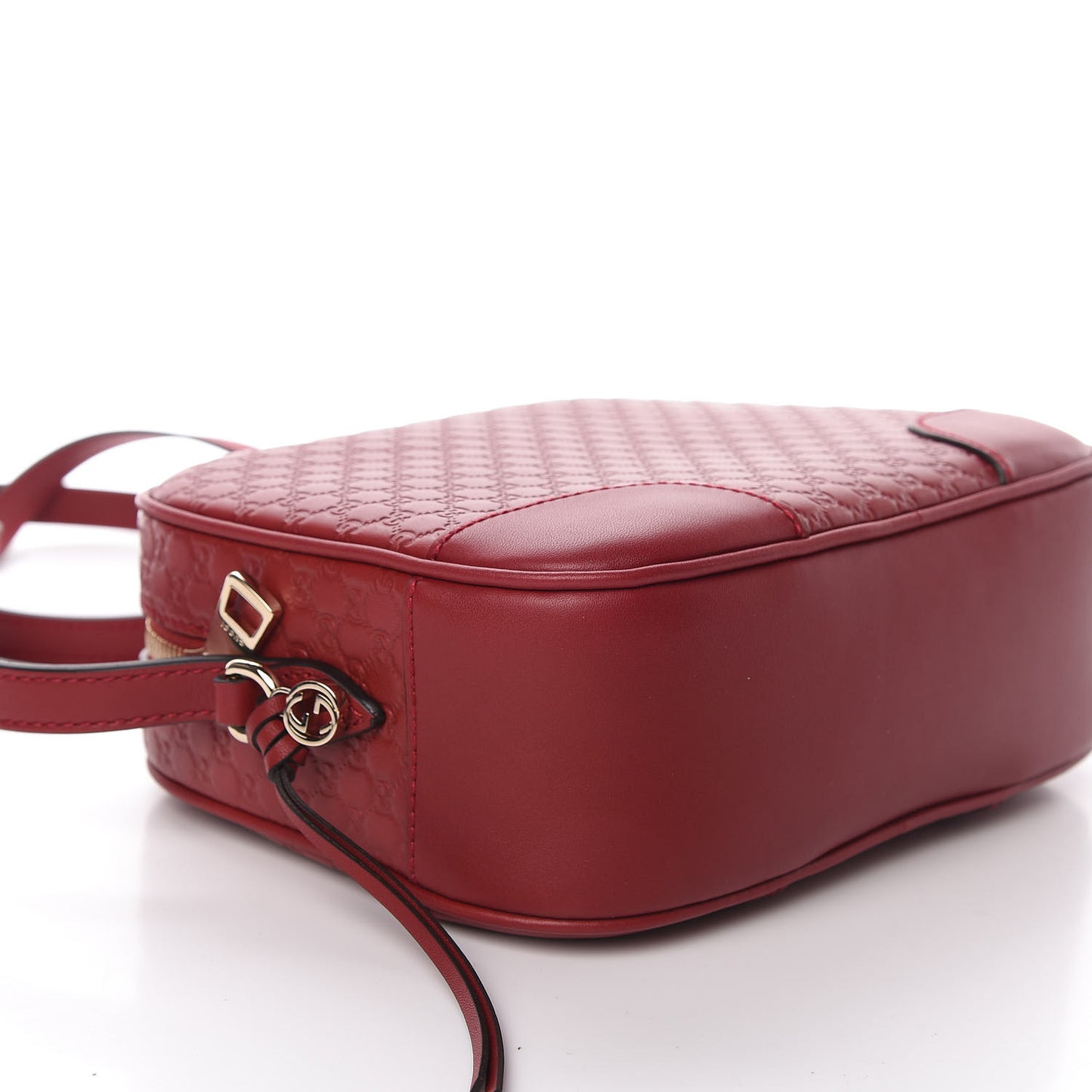 Microguccissima Mini Bree Messenger Bag Red