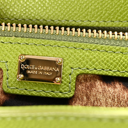 Dolce & Gabbana Dauphine Large Miss Sicily Satchel Verde Pistacchio 6 of 9