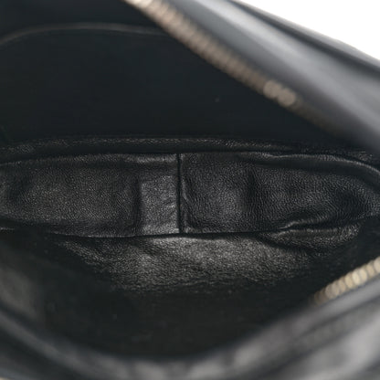 Chanel Lambskin Quilted Small Diamond CC Camera Case Black 5 of 11