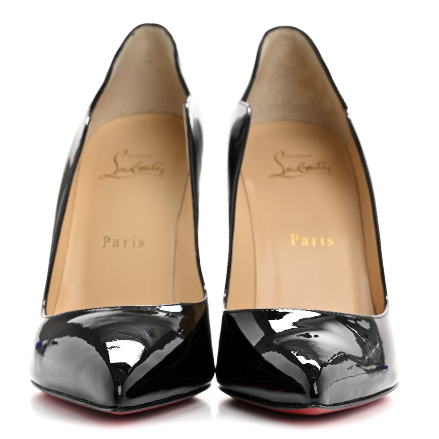Christian Louboutin Patent Hot Chick 100 Pumps 39 Black 3 of 8