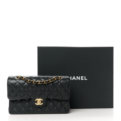 Chanel Caviar Quilted Small Double Flap Black 12 of 12
