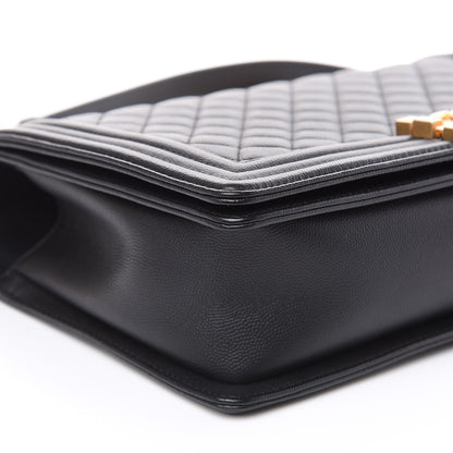 Chanel Caviar Quilted New Medium Boy Flap Black 8 of 14