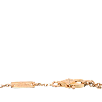 Van Cleef & Arpels 18K Rose Gold Carnelian Sweet Alhambra Bracelet 3 of 4