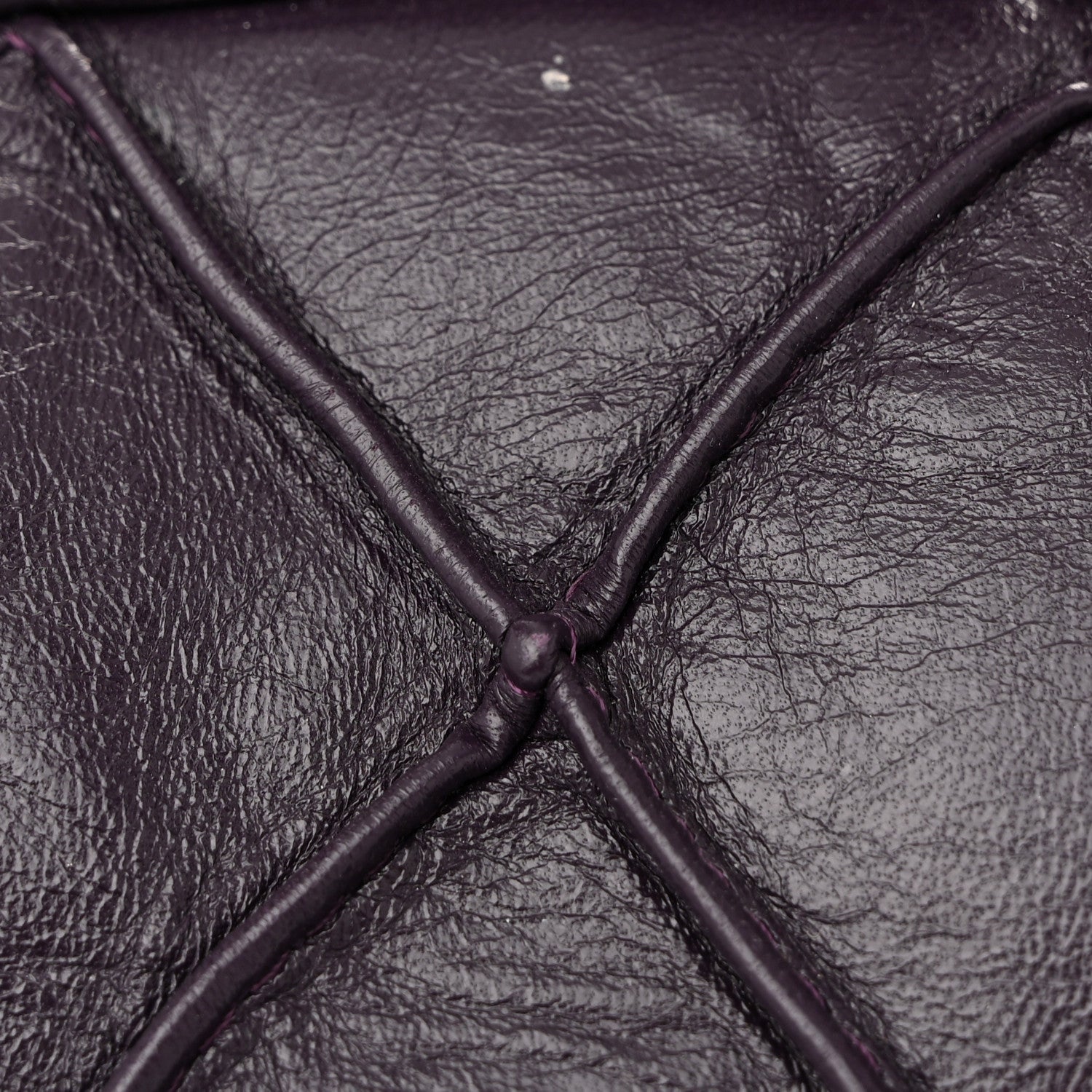 Chanel Lambskin Quilted Large Bowler Purple 12 of 12
