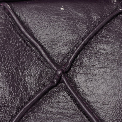 Chanel Lambskin Quilted Large Bowler Purple 12 of 12