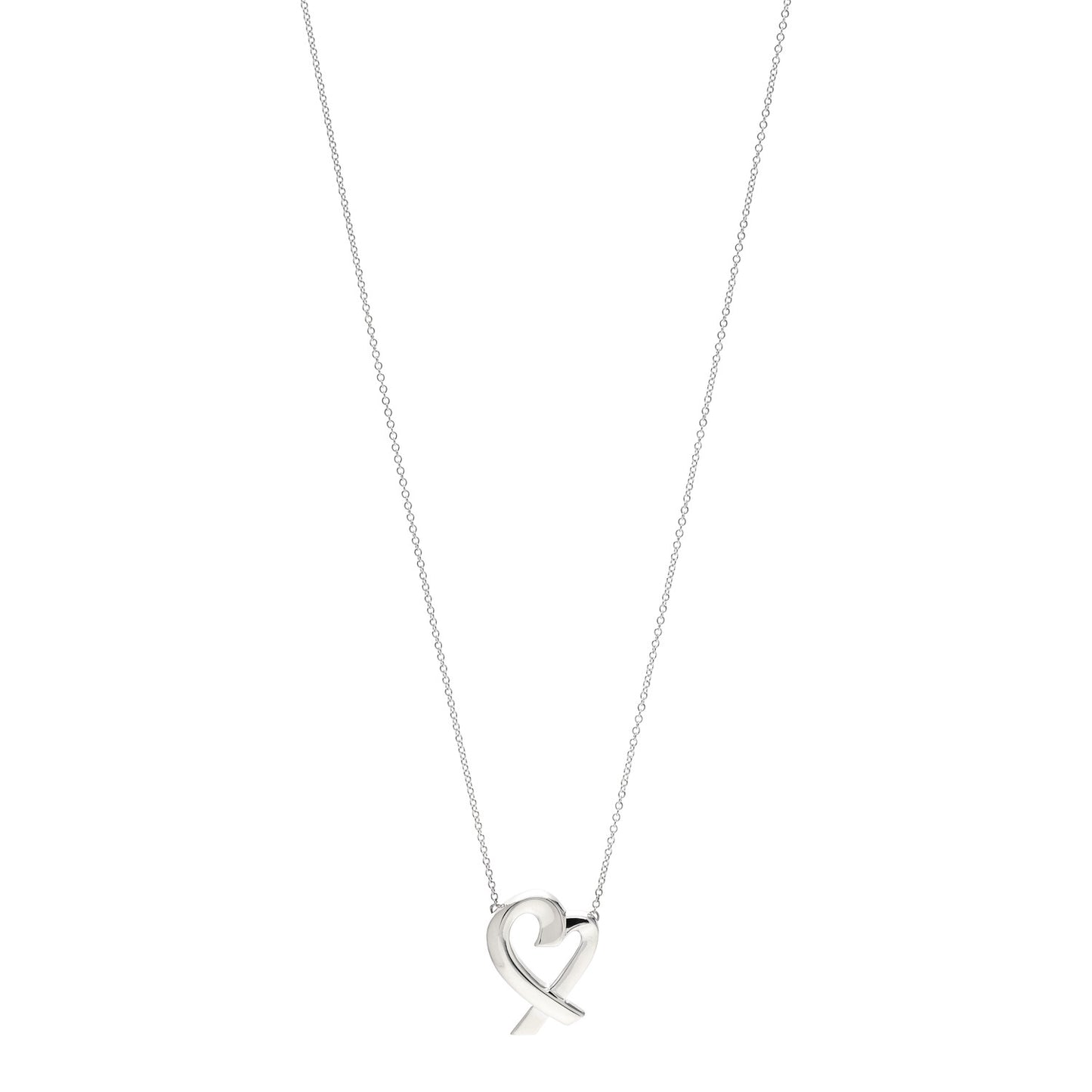 Sterling Silver Paloma Picasso Loving Heart Pendant Necklace