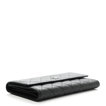 Chanel Caviar Quilted Flap Wallet Black 4 of 9