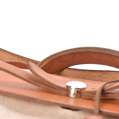 Hermes Toile Vache Calfskin Herbag 39 MM Natural 17 of 22