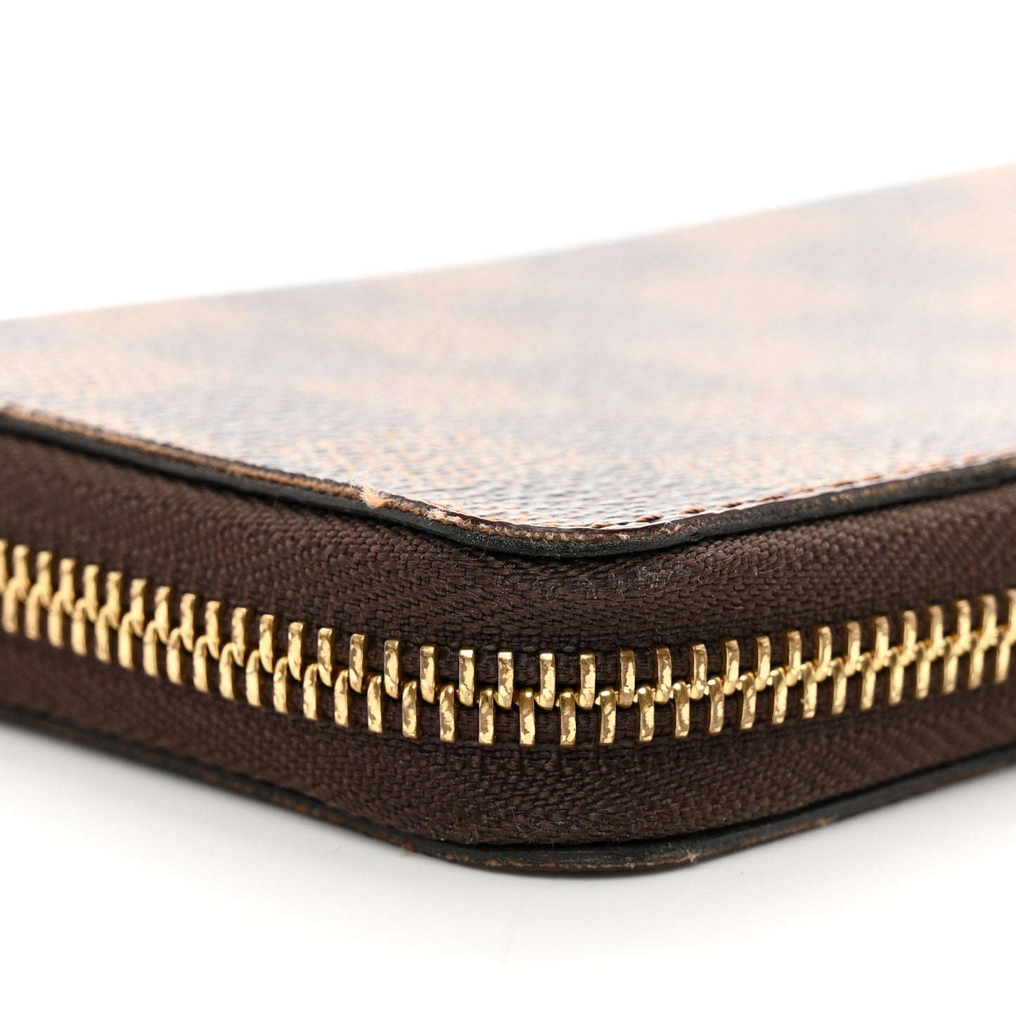 Damier Ebene Clemence Wallet Cherry