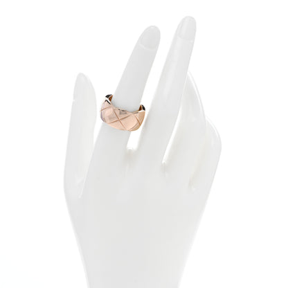 Chanel 18K Beige Gold Large Coco Crush Ring 55 7.25 2 of 5