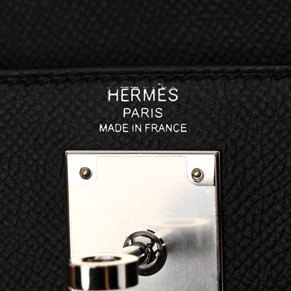 Hermes Epsom Kelly Sellier 28 Black 6 of 17