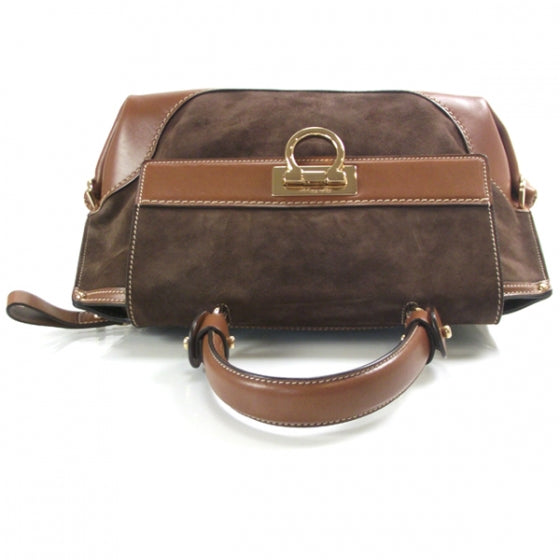 FASHIONPHILE SALVATOREFERRAGAMOSuedeMarissaTote 3 of 11