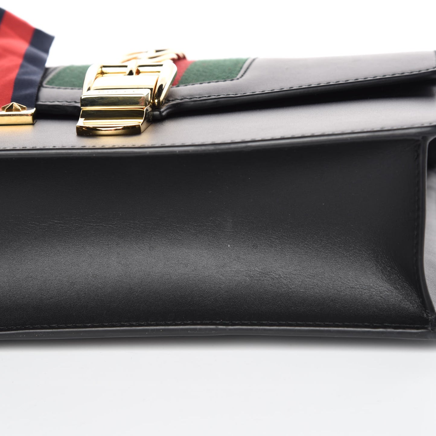 Calfskin Small Sylvie Shoulder Bag Black