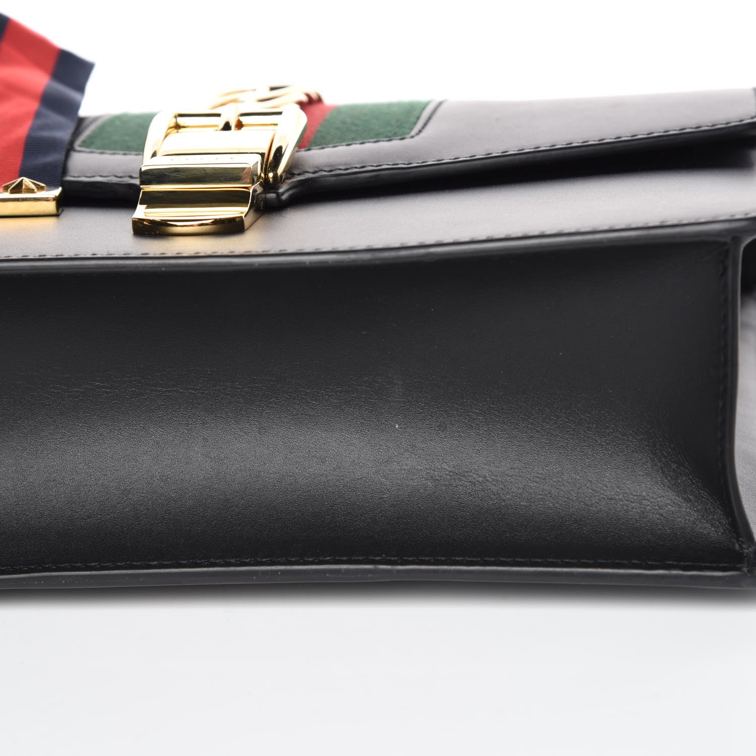 Gucci Calfskin Small Sylvie Shoulder Bag Black 15 of 15