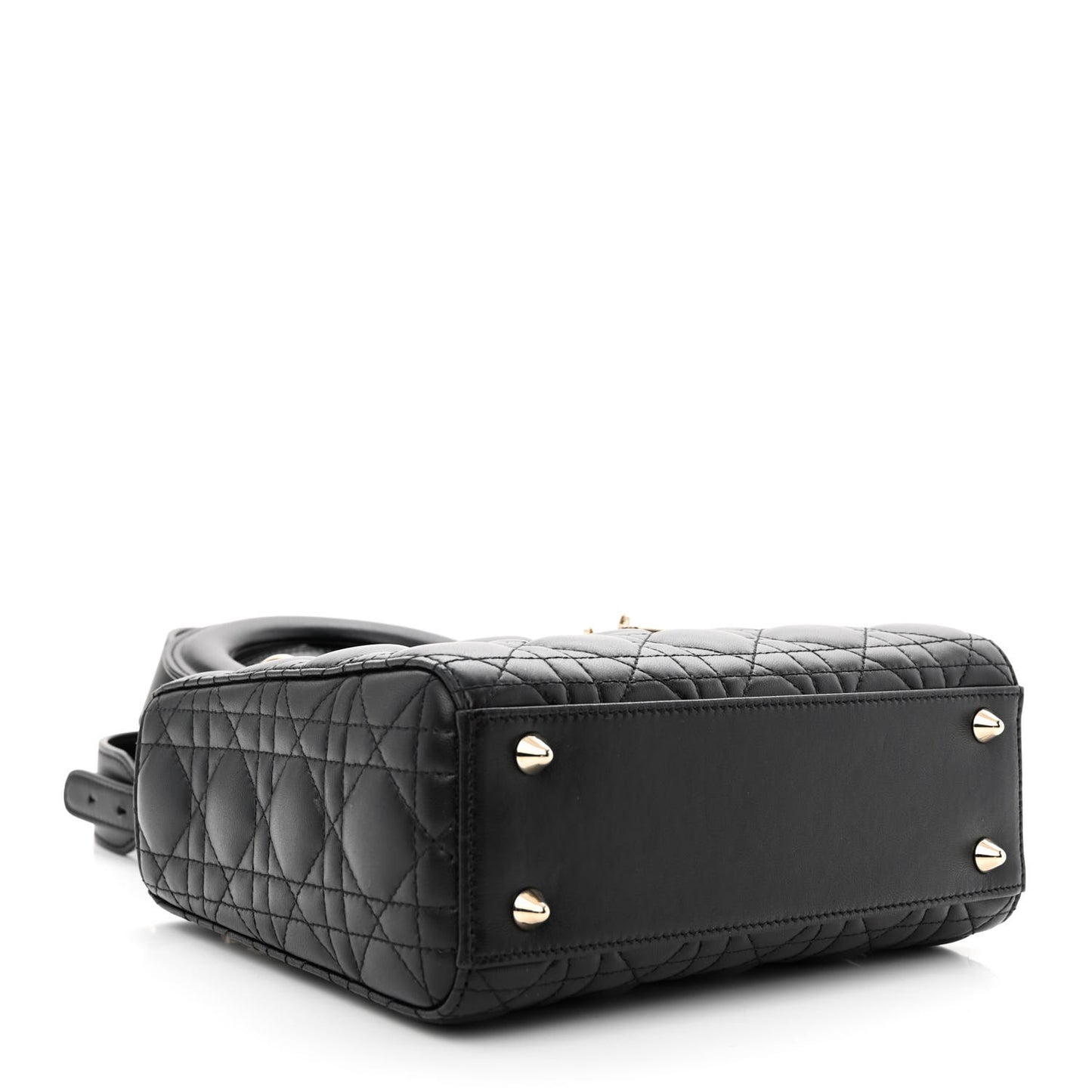 Lambskin Cannage Small My ABCDior Lady Dior Black
