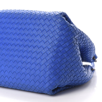 Bottega Veneta Nappa Intrecciato Parachute Bag Signal Blue 7 of 9