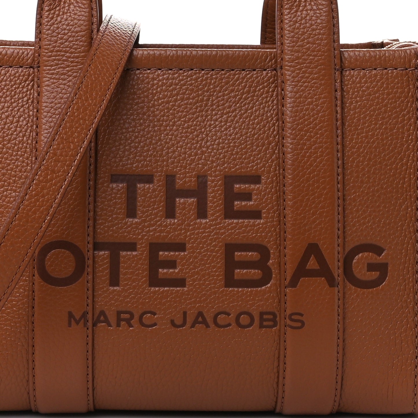 Grained Calfskin Small The Tote Bag Argan Oil