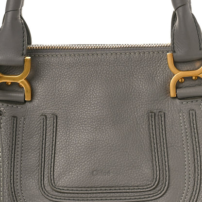 Chloe Calfskin Small Marcie Satchel Cashmere Grey 7 of 9