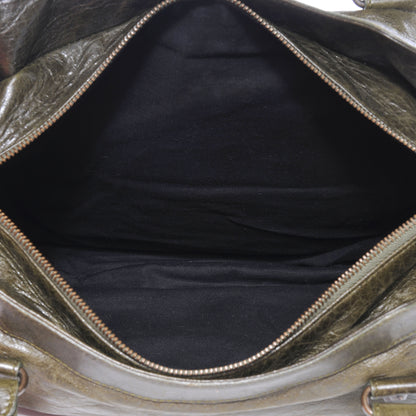 Balenciaga Chevre Classic Hardware Purse Olive Brown 6 of 8