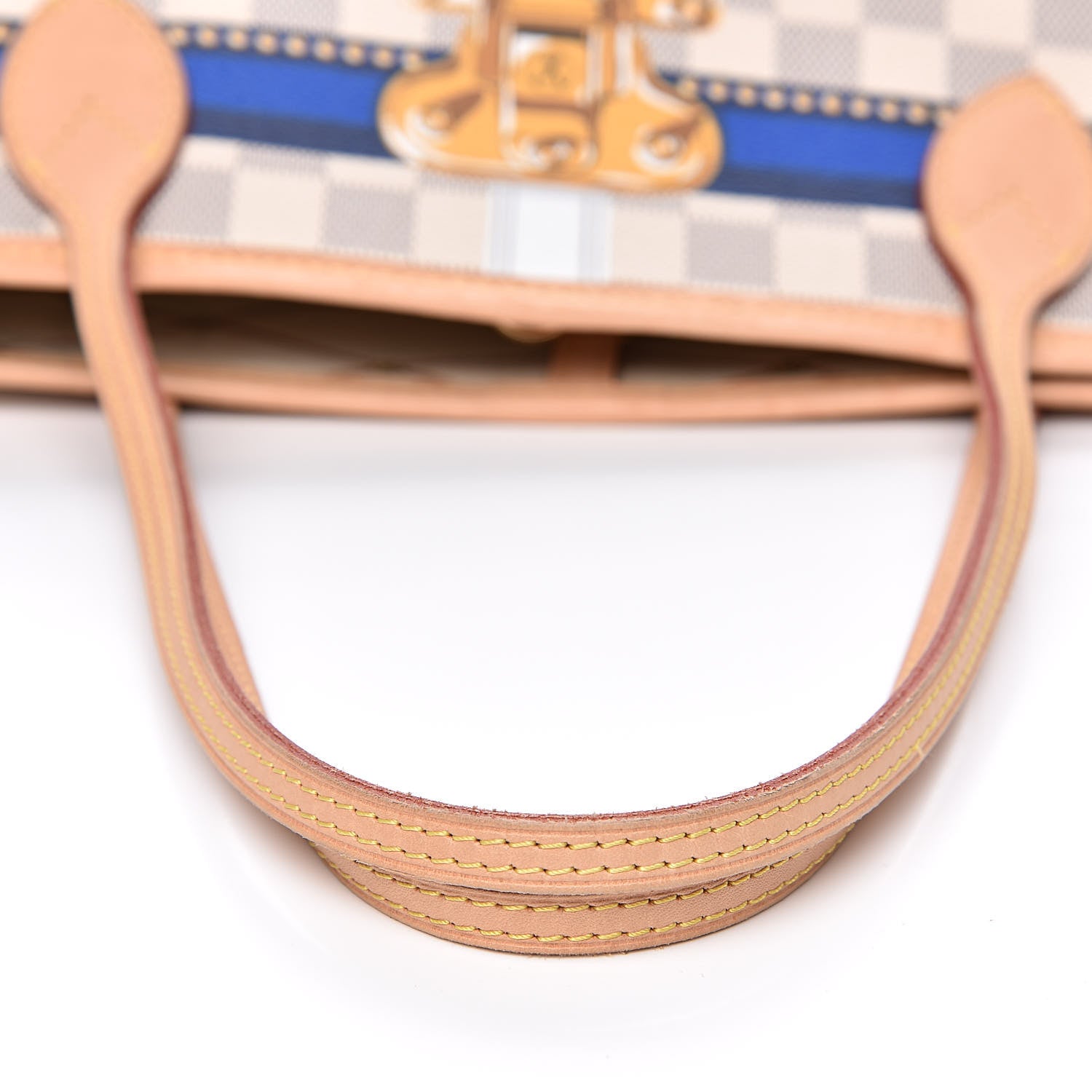 Louis Vuitton Damier Azur Summer Trunks Mykonos Neo Neverfull MM 10 of 14