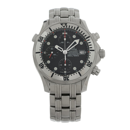 Omega Stainless Steel 42mm Seamaster 300M Chronograph Diver Automatic Watch Black 2598.80.00 1 of 5