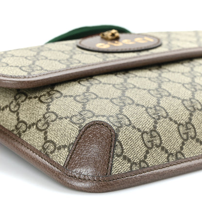 Gucci GG Supreme Monogram Neo Vintage Web Belt Bag Brown 9 of 10