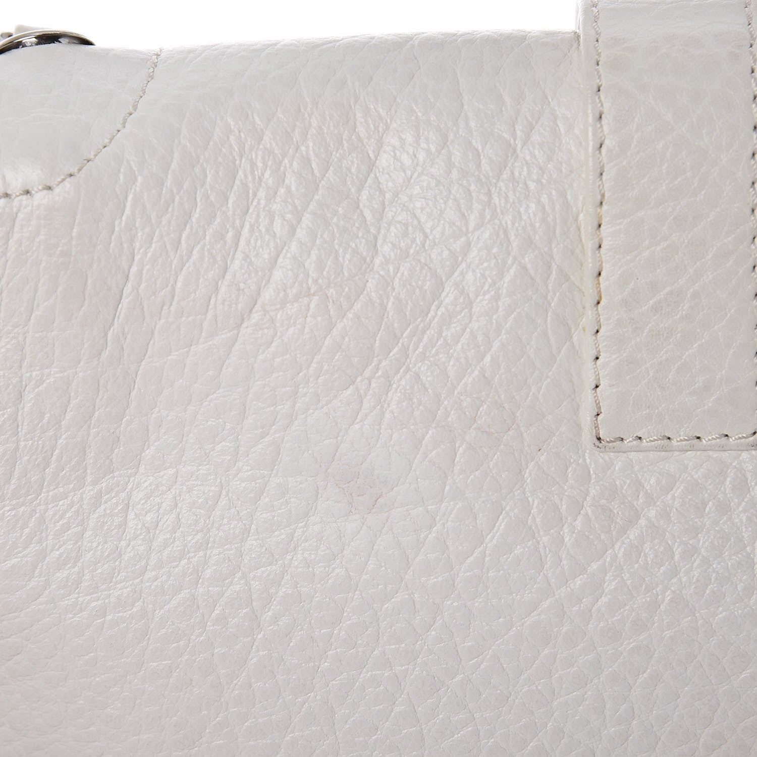 Chanel Calfskin Mademoiselle Flap Shoulder Bag White 9 of 11